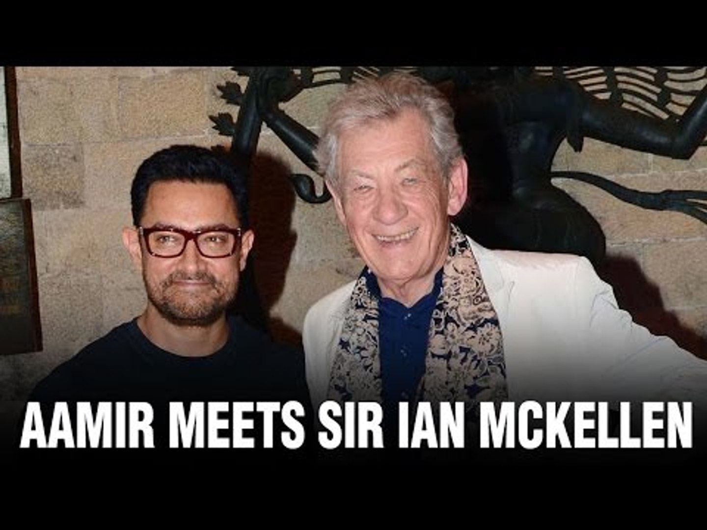 Aamir Khan In Conversation With Sir Ian McKellen