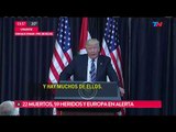 Así respondían Trump y Macron ante el atentado de Manchester