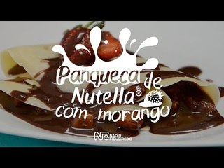 Receita: Panqueca de Nutella® com Morango