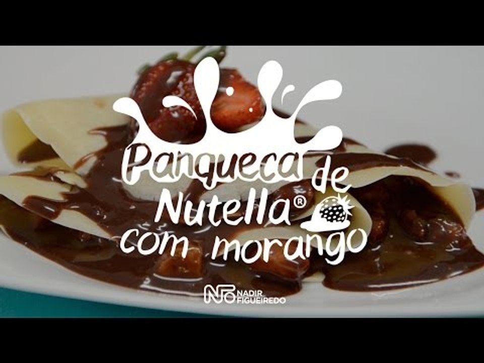 Receita: Panqueca de Nutella® com Morango