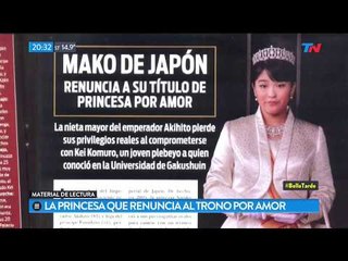 La princesa que renunció al trono por amor