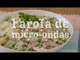 Receita: Farofa de Micro-ondas