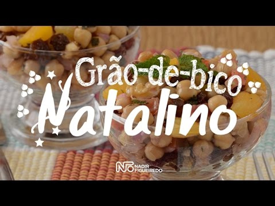 Receita: Grão-de-bico Natalino