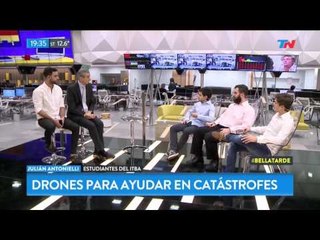 Estos chicos desarrollaron drones para ayudar en zonas de catástrofe