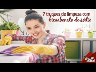 7 truques de limpeza com bicarbonato de sódio
