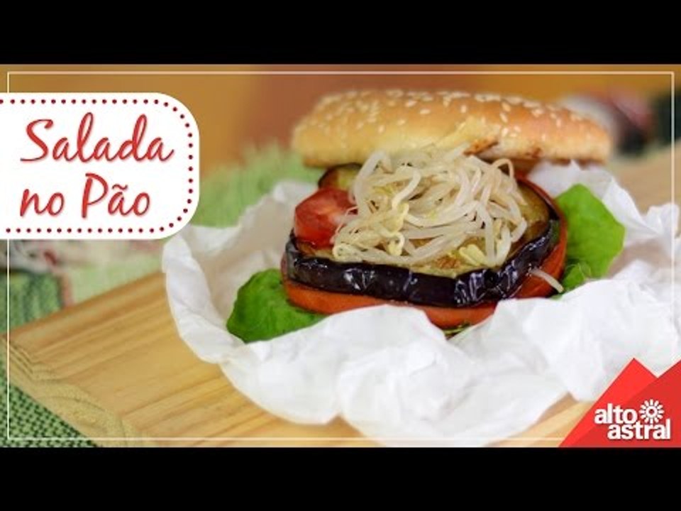 Receita: Salada no Pão