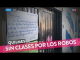 Quilmes, una escuela sin clases por los robos