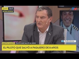 El piloto de Aerolíneas que salvo a un nene