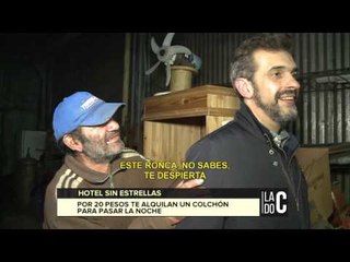 El hotel sin estrellas: Te alquila a $20 pesos el colchón