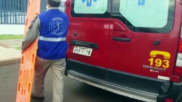 Menino de três anos fica ferido ao bater a cabeça