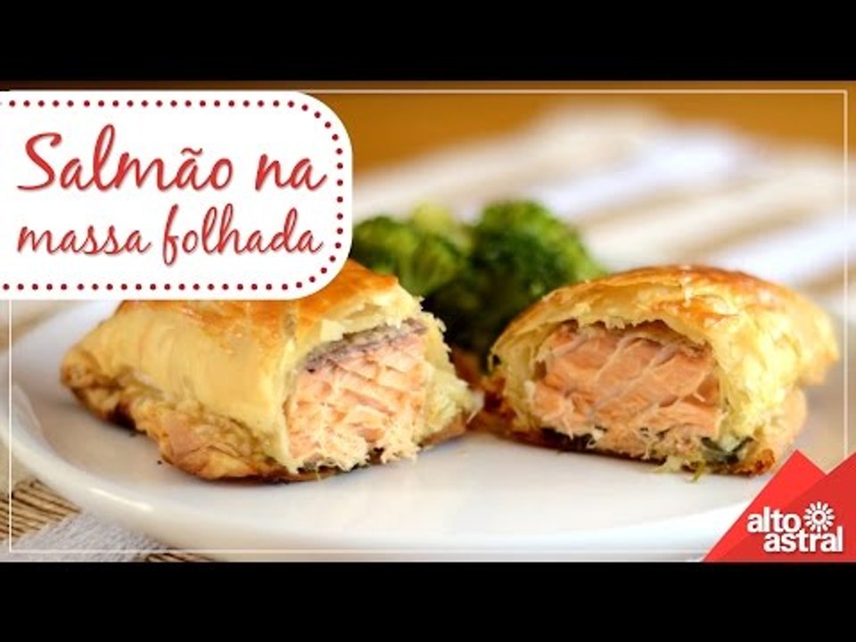 Receita: Salmão na massa folhada