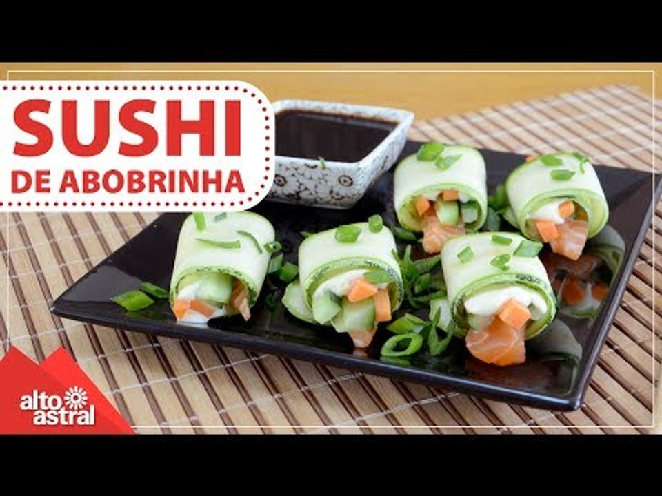 Como fazer Sushi de Abobrinha