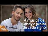 A música de Sandy e Junior de cada signo