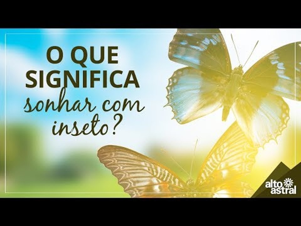 O que significa sonhar com inseto?