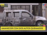 Otra vez quemacoches, esta vez en Caballito