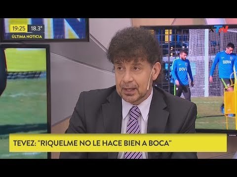 El relator de Boca Daniel Mollo vino a hablar de la pelea Tévez-Riquelme