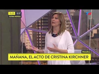 Se viene el acto de Cristina Kirchner