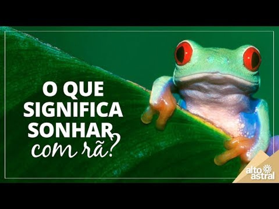O que significa sonhar com rã?