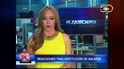 Reacciones tras destitución de Ana Galarza