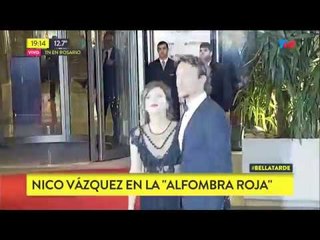 La alfombra roja del casamiento de Messi