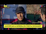 Niñera ahoracada en fiesta swinger en Glew