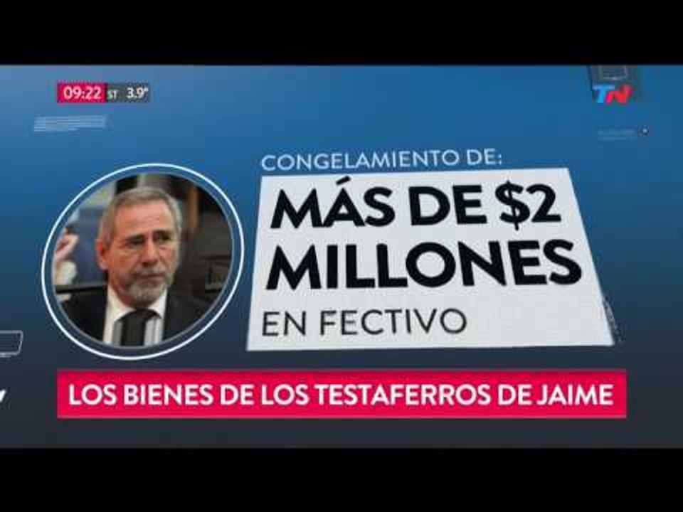 Los bienes de los testaferros de Ricardo Jaime
