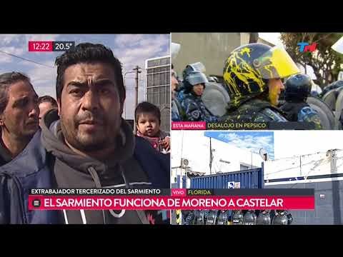 Trabajadores tercerizados del Sarmiento cortan las vías exigiendo recuperar puestos de trabajo
