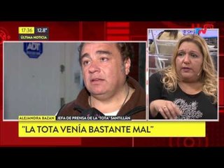 Habló la jefa de prensa de la Tota Santillán en "Metadata"