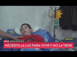 Lautaro es electrodependiente y hace 4 días está sin luz