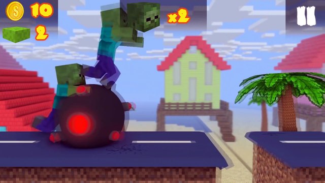 Monster School: ZOMBIE TSUNAMI CHALLENGE - Minecraft Animation
