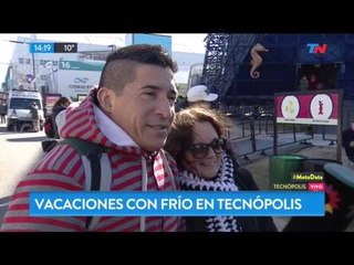 Vacaciones de invierno con frío en Tecnópopolis