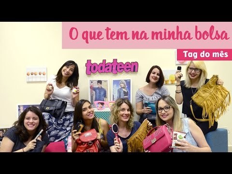 tterça de vídeo - [TAG] O QUE TEM NA MINHA BOLSA?