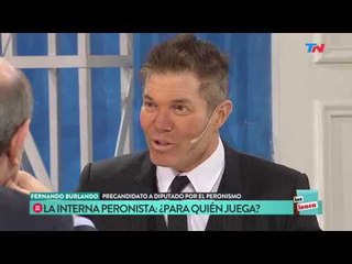 Burlando: "Cristina no tiene que ser candidata por una cuestión ética"