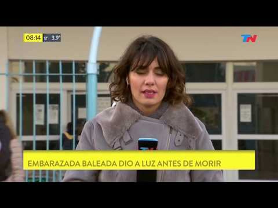 Embarazada baleada dio a luz antes de morir