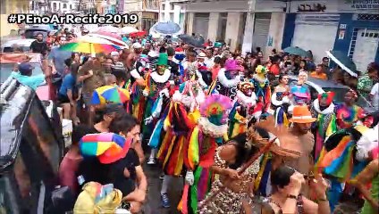 CCM ESCUTA LEVINO CHEGANDO NO PAÇO DO FREVO ARRASTÃO DO FREVO 03/02/2019