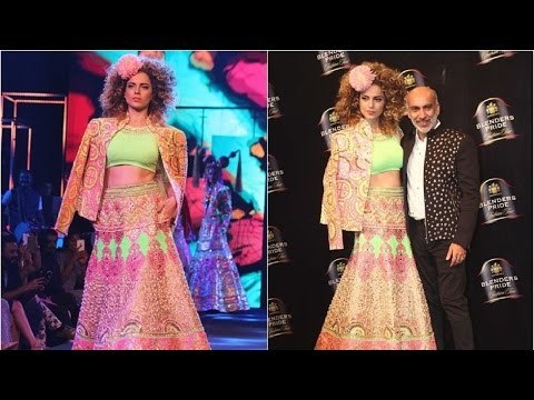 Kangana Ranaut Showstopper at Blenders Pride Fashion Tour 2016 | Kangana Ranaut Fashion Show