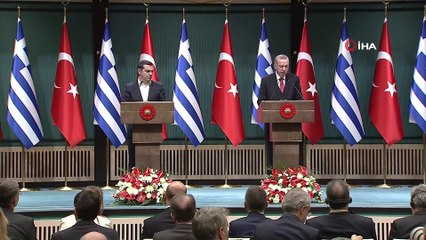 Cumhurbaşkanı Erdoğan ve Çipras'tan Ortak Açıklama