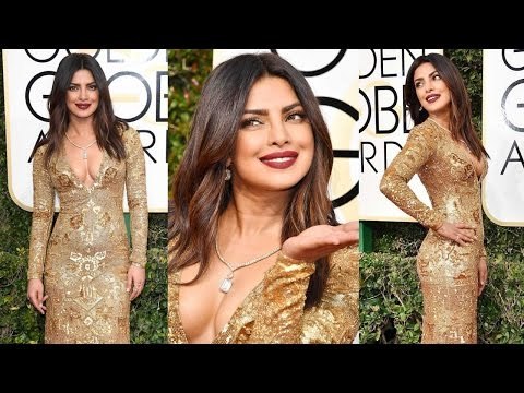 Priyanka Chopra was the hot golden girl at the 74th Golden Globe Awards 2017 red carpet