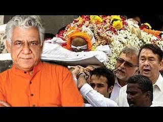 Om Puri's Full Funeral Video | Last Rights Ceremony Full Video