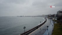 Marmara’da deniz ulaşımına poyraz engeli