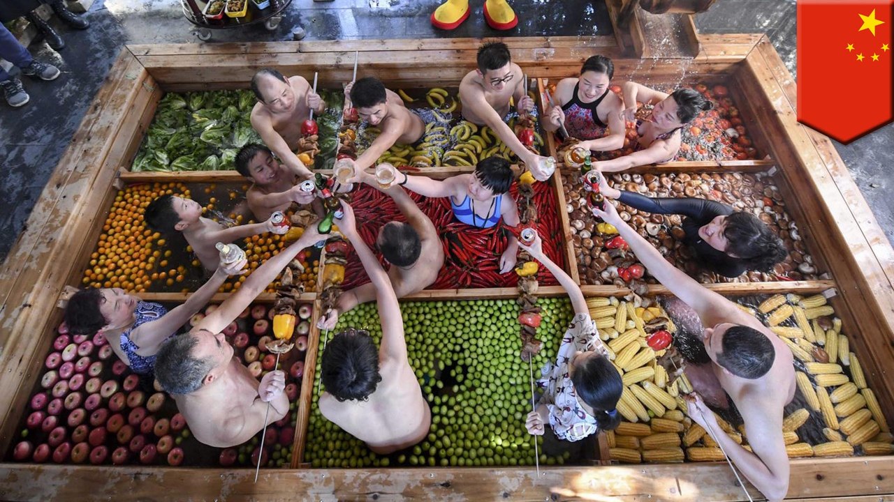 China hotel offers nasty hot pot hot springs