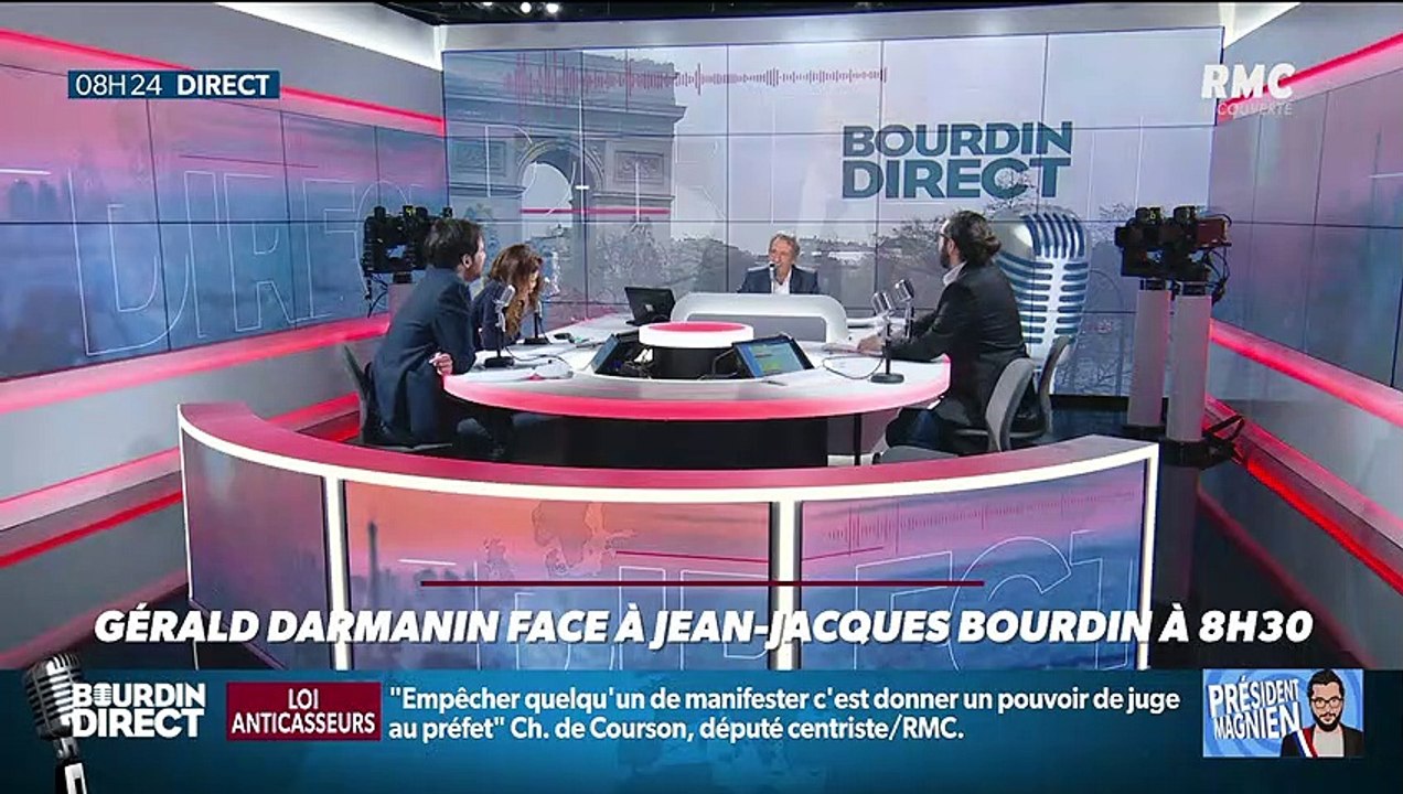 Président Magnien ! : Gérald Darmanin face à Jean-Jacques Bourdin à 8h30 – 06/02