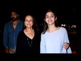 Alia Bhatt & her mother Soni Razdan snapped at the airport