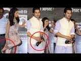 Varun Dhawan holds Alia Bhatt's sandal in his hand!