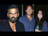 Sunil Shetty and Preity Zinta Spotted At Mumbai Airport |  IIFA 2017