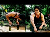 Vidyut Jamwal Performs Push-Ups On Glass Bottles| Vidyut Jamwal Workout Video