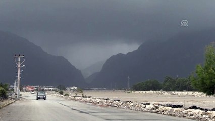 Kader Buse'yi arama çalışmalarına fırtına engeli - ANTALYA