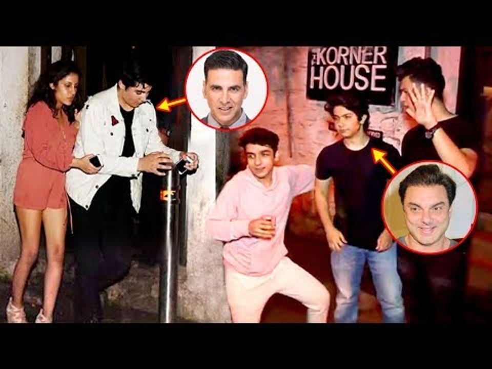 Akshay Kumar Son Aarav CAUGHT Drunk With Sohail Khan Son & Remo D'Souza's Son In Public