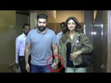 Shilpa Shetty Spotted With Husband Raj Kundra At PVR Cinema In Mumbai