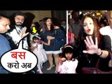 Abhishek Bachchan Lashes Out As Paparazzi Harass Aishwarya Rai & Daughter Aradhya On Birthday
